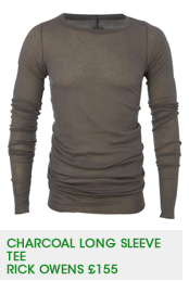 charcoal long sleeve tee