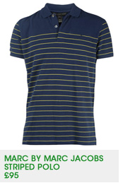 marc jacobs striped polo