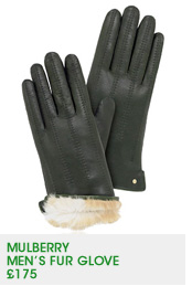 Mulberry Men’s Fur Glove