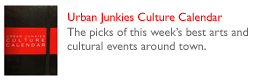Urban Junkies Culture Calendar