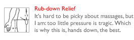 Rub-down Relief
