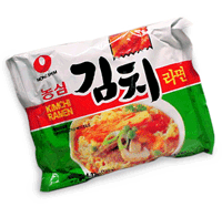 Get Wizzy at home, too, with Kimchi noodles from Nong Shim