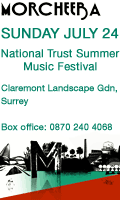 Morcheeba at Claremont Landscape Garden Sunday July 24