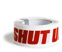 Shut Up tape from atypyk.com