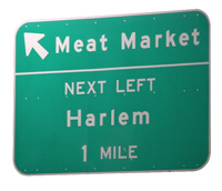 Next left Meat Market. Harlem takes over West London