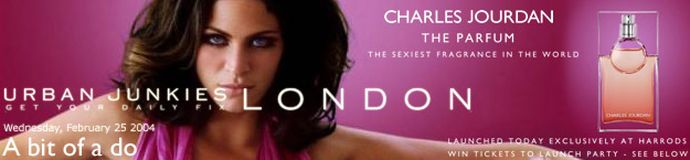 Exclusive launch of Charles Jourdan The Perfum today at Harrods. Write us by noon to enter draw for launch party tickets.