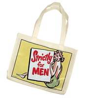Trolley dolly - Strictly For Men shopping bag available from worldwide.co.uk