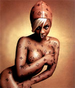 This model not sold at the Bond St LVMH. Hip Hop Immortal Lil Kim by David Lachapelle