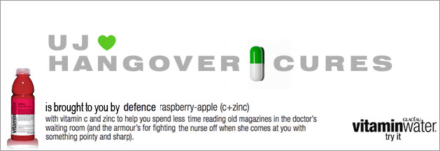 Uj loves Hangover Cures