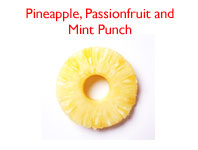 Pineapple, Passionfruit and Mint Punch