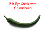 Ribeye with Chimichurri