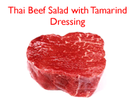 Thair Beef Salad with Tamarind Dressing
