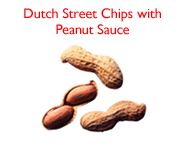 Dutch Street Chips with Peanut Sauce