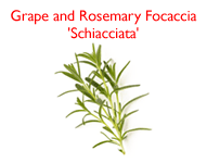 Grape and Rosemary Focaccia 'Schiacciata'
