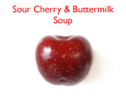 Sour Cherry and Buttermilk Soup