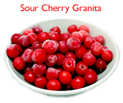 Sour Cherry Granita