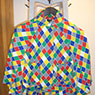 Bernard Willhelm harlequin cropped jacket, &pound;565
