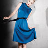 Carl Kapp blue silk dress, &pound;495