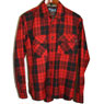 Trainerspotter check over shirt in black/multi or red/black £69 