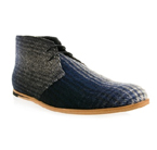 Plaid Wool Desert Boots