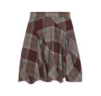 Tartan Asymmetric Skirt