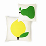 Hand woven fruit cushions &pound;179