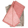 Hand stitch reversible print throw &pound;209