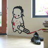 Sad Psycho wall decals &pound;48