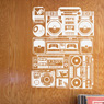Radios wall decals &pound;65