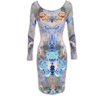 Jellyfish Print Jersey Dress