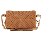 Leather Panelled Satchel