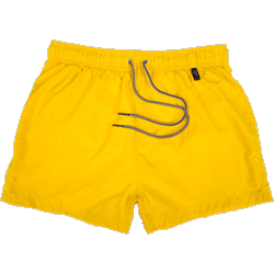 Yellow Slim Classic Swim Shorts