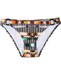 'Brushed Zebra' Print Bikini Bottoms