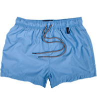 Sky Blue Slim Classic Swim Shorts