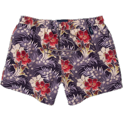 Violet Floral Slim Classic Swim Shorts