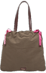 Taupe 'Josephine' Tote Bag