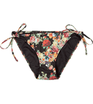 Floral Print Bikini Bottoms